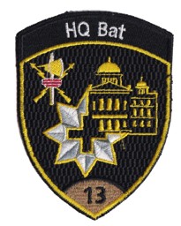 Bild von HQ Bat 13 Badge GOLD ohne Klett
